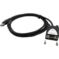 Exsys EX-1311-2F USB 2.0 zu 1 x Seriell RS-232 1.8 Meter Kabel mit 9 Pin Buchse LED Anzeige