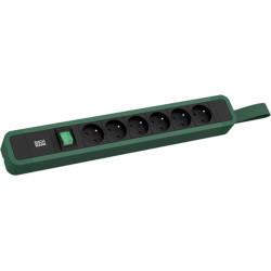 Bachmann PRIMO 2 6xUTE 1xswitch with loop 2.0m CEE7/7 RAL6028