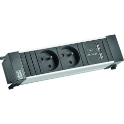 Bachmann POWER FRAME 2xUTE 1xUSB Charge current 2.0m AEH