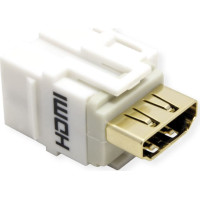 Bachmann HDMI 2.0 Keystone module socket/socket white
