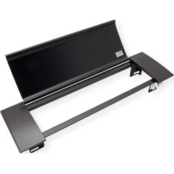 Bachmann POWER FRAME COVER black ALU 4-fold RAL9005