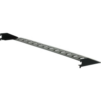 Gude 0872 Kabelhalterung für 19-Zoll-Geräte, schwarz