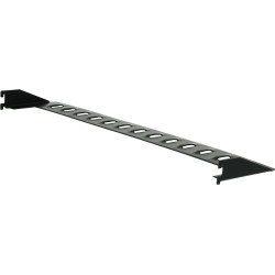 Gude 0872 Kabelhalterung für 19-Zoll-Geräte, schwarz