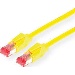 Dätwyler DÄTWYLER Patchkabel Kat.6 (Class E) S/FTP, CU 7702 flex LSOH, Hirose TM21, gelb, 7 m