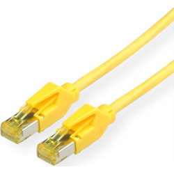 Kerpen Datacom KERPEN Patchkabel Kat.6A (Class EA) S/F, MegaLine F6-90, HiRose TM31, LS0H, gelb, 0,5 m