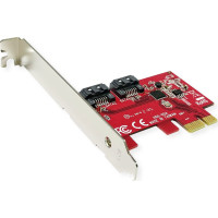 Roline PCIe x1 SATA III 6Gbps AHCI 2Port Low Profile Host Adapter