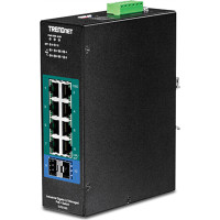 Trendnet Switch 10-port Industrial Gbit PoE+ L2 metall IP30