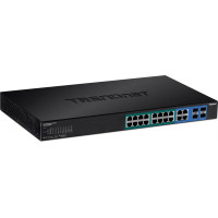 Trendnet 20-port Gigabit Web Smart POE+ Switch w/ 2 SFP