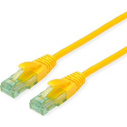 Roline Recycled Material ROLINE RM UTP Patch Cord Cat.6A, yellow, 1.5 m