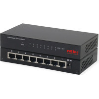 Roline Gigabit Ethernet Switch, 8x RJ-45, unmanaged
