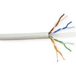 Roline UTP Cable Cat.6, Solid Wire, AWG24, halogen-free, grey 300 m