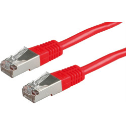 Value S/FTP (PiMF) Patch Cord, Cat.6 (Class E), red, 3 m