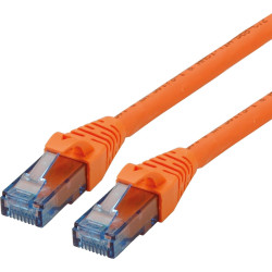 Roline UTP Patch Cord Cat.6A, Component Level, LSOH, orange, 15 m