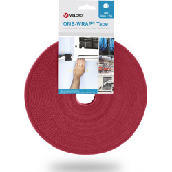 Velcro ® One Wrap® Band 16 mm breit, rot, 25 m