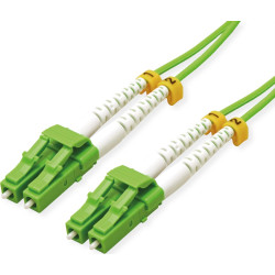 Roline Fibre Optic Jumper Cable, 50/125 µm, LC/LC, OM5, green, 5 m