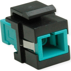 Roline Fiber Optic Keystone Jack, SC Simplex, Multimode, OM3