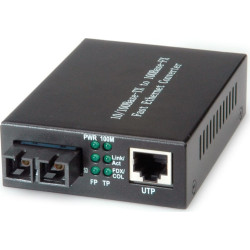 Value Fast Ethernet Converter, RJ-45 to SC