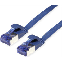 VALUE FTP Patch Cord, Cat.6A (Class EA), extra-flat, blue, 3 m