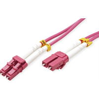 Optiskais kabelis 50/125µm, LC/LC, OM4, violets, 7m, Value