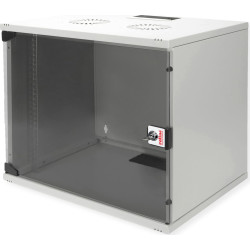Roline 19-inch wall-mounted housing Basic 9 U, 540x400 WxD kit grey