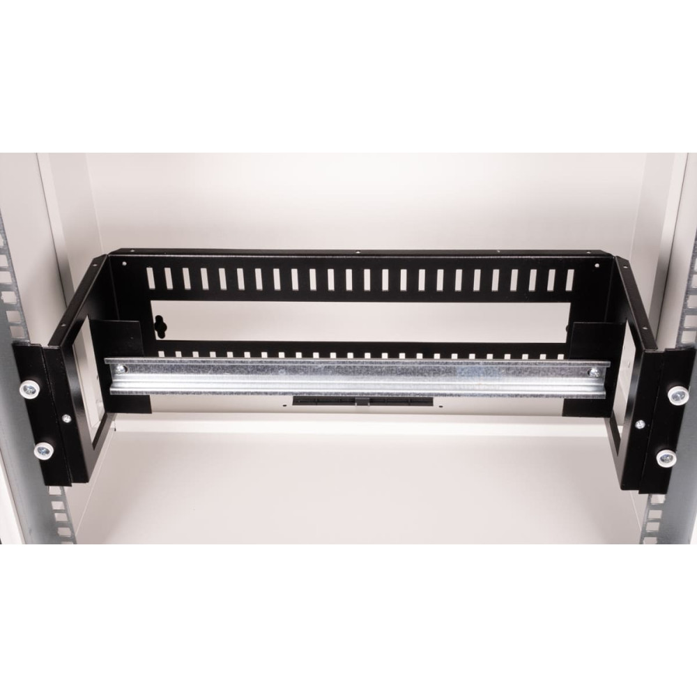 Roline 19-inch top-hat rail support 3 U, 133x482x123 HxWxD