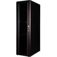 Roline 19-inch Network Cabinet Pro 42 U, 600x1000 WxD glass door black