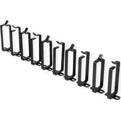 Roline Cable management bracket, 44x100mm black 10 pieces