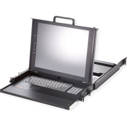 Roline 19" LCD KVM Console, 43 cm (17") TFT, VGA, USB + PS/2, French