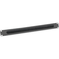Value 19" Cable Entry 1U with Brush Seal, black