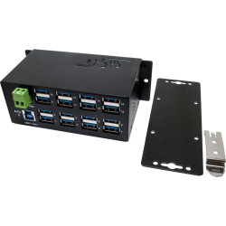 Exsys EX-1113HMS 16 port USB 3.0/3.1(Gen1) HUB Din-Rail-Kit 15KV ESD Überspannungs-Schutz