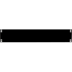 Apranet 19"-Blindplatte 4 HE, Stahlblech, schwarz