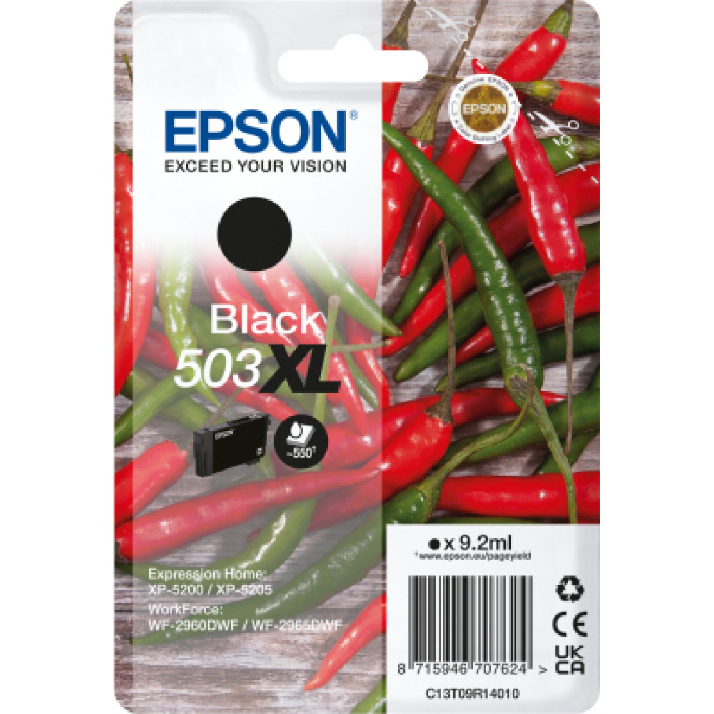 Epson 503XL ink cartridge 1 pc(s) Original High (XL) Yield Black
