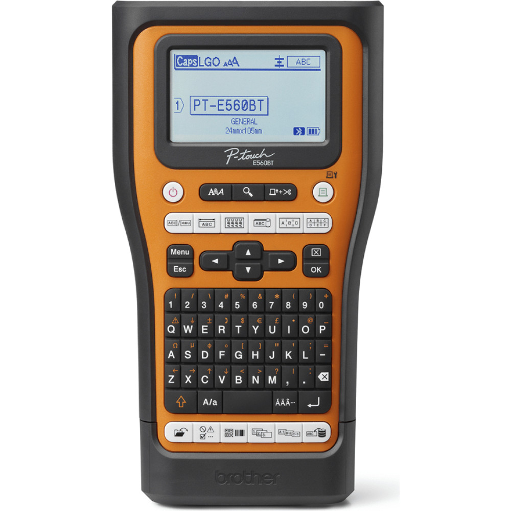 Brother PT-E560BTSP label printer Thermal transfer 180 x 180 DPI 30 mm/sec Wired & Wireless HSE/TZe Bluetooth QWERTZ