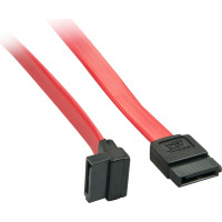 Lindy Int.SATA III Cable with 90° Plug, 0.5m
