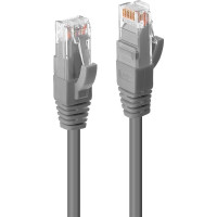 Lindy 0.5m Cat.6 U/UTP LSZH Network Cable, Grey