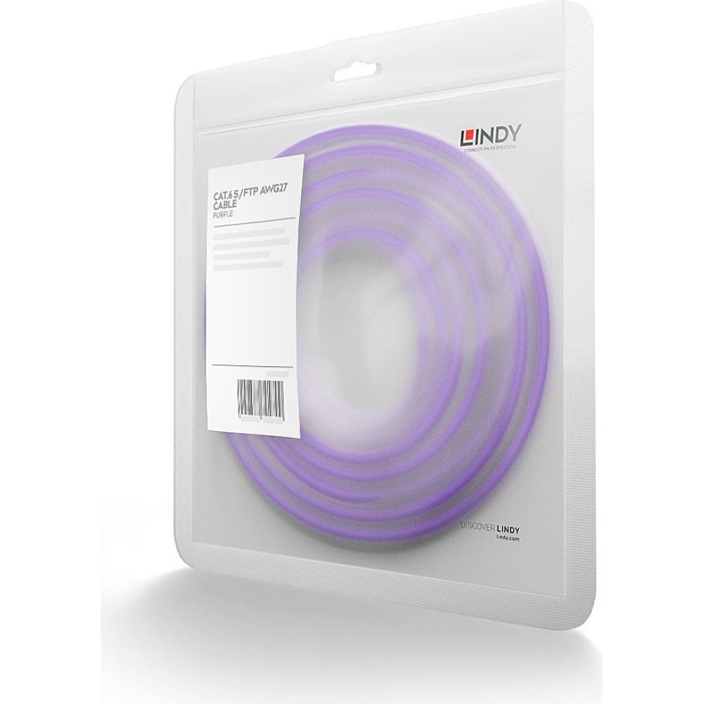 Lindy 20m Cat.6 S/FTP Network Cable, Purple