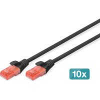 Digitus CAT 6 U/UTP patch cord - LSZH, 10 pieces