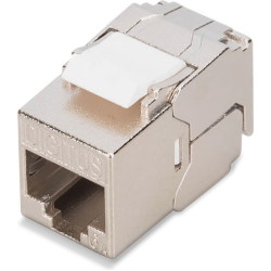 Digitus CAT 6A compact keystone module, shielded, tool-free mounting connection