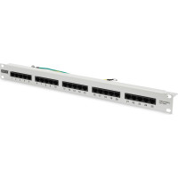 Digitus CAT 3 ISDN Patch Panel, unshielded, grey