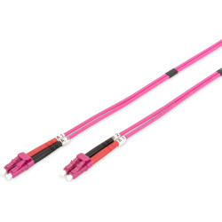Digitus Fiber Optic Multimode Patchcord, OM4, LC / LC