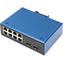 Digitus Industrial 8+2 port Fast Ethernet switch