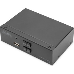 Digitus KVM Switch, 2x1  DP, DP Out,USB