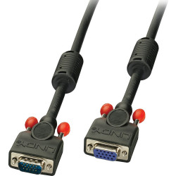 Lindy VGA Cable M/F, Black, 1m