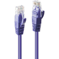 Lindy 3m Cat.6 U/UTP Network Cable, Purple