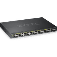Zyxel GS1920-48HPV2 Vadīts Gigabit Ethernet (10/100/1000) Power over Ethernet (PoE) Melns