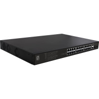 Level One LevelOne FGP-2831 tīkla pārslēgs Nepārvaldīts Fast Ethernet (10/100) Power over Ethernet (PoE) 1U Melns