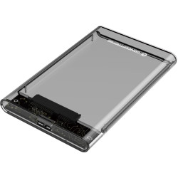 Conceptronic DANTE03T cieto disku uzglabāšanas sistēma HDD/SSD korpuss Caurspīdīgs 2.5"