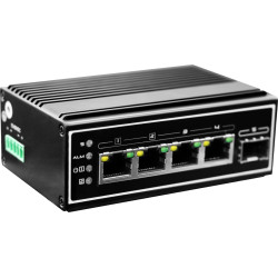 Level One LevelOne IGP-0502 tīkla pārslēgs Nepārvaldīts Gigabit Ethernet (10/100/1000) Power over Ethernet (PoE) Melns