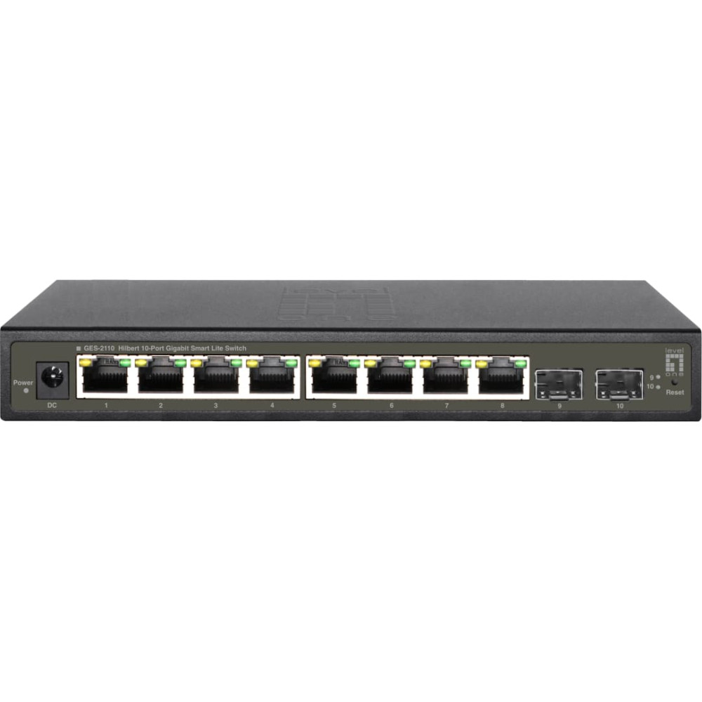 Level One LevelOne Switch  8x GE GES-2110      2xGSFP     Hilbert