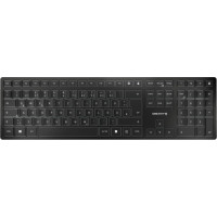 Cherry KW 9100 SLIM tastatūra Universāls RF bezvadu sakari + Bluetooth QWERTZ Vācu Melns